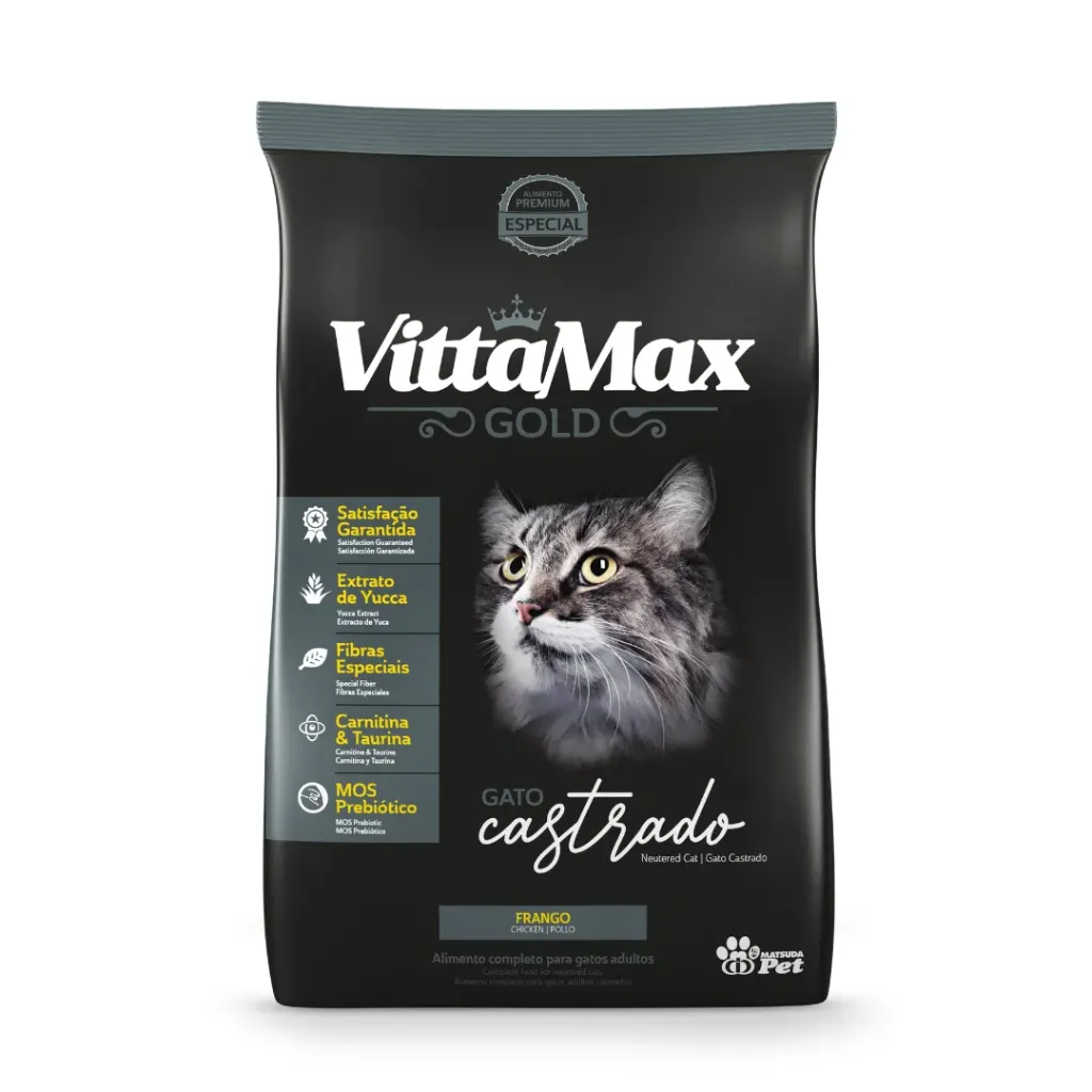 Gato Castrado Gold Sabor Pollo / VittaMax 1KG