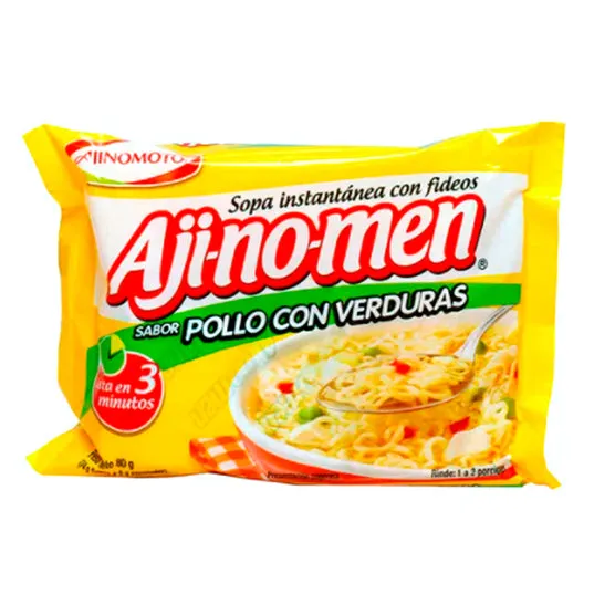 Sopa instantánea Ajinomen Sabor Pollo con verduras