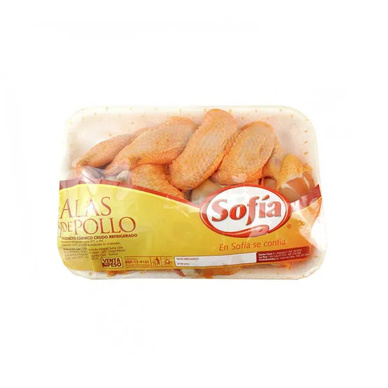 [510301] Alas de pollo congelado en bandeja Sofia
