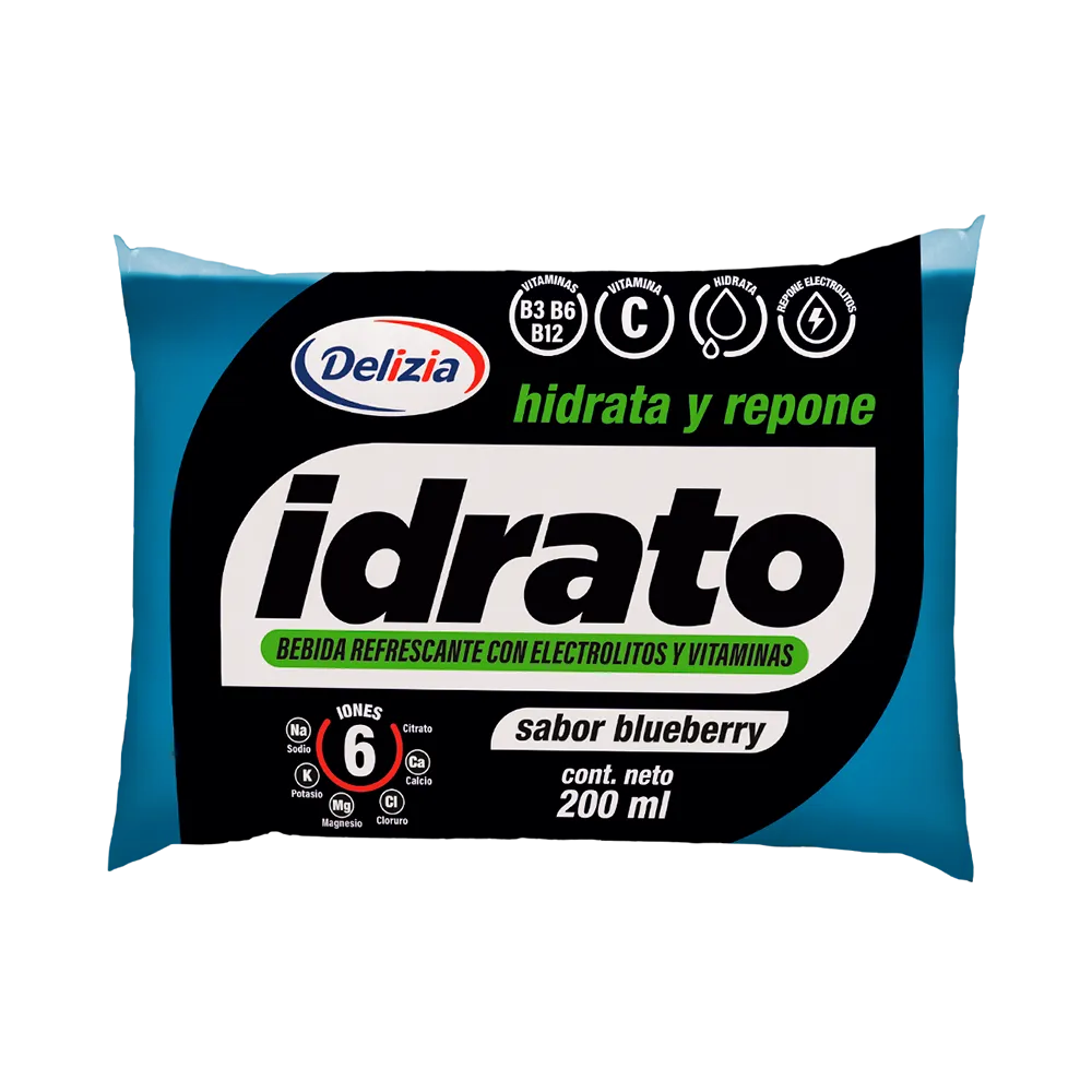 Delizia bebida isotonica Idrato Blue berry 200ml 