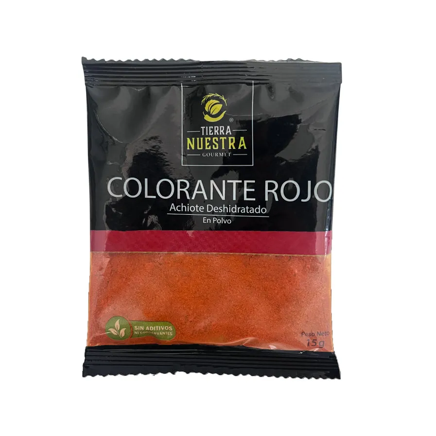 [TIN-1702] Colorante Rojo Tierra Nuestra Polvo X 15G