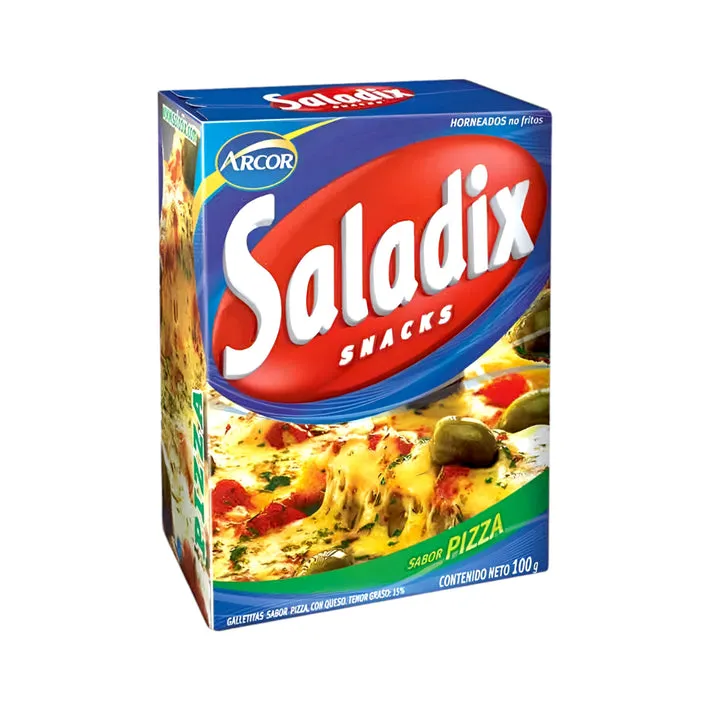 Saladix Galletas X 100Gr Sabor Pizza