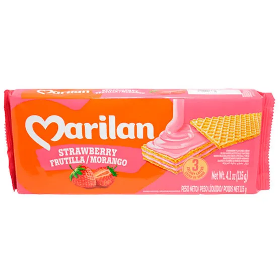 MARILAN Wafer Galleta X 115G FRUTILLA