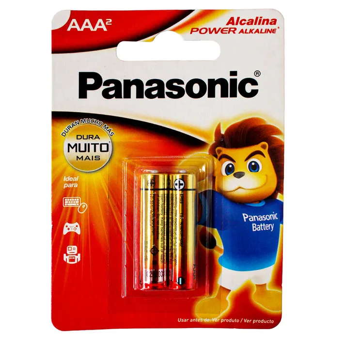 [LR03XAB/2B] PANASONIC BLISTER Pila Alkalina AAA X2