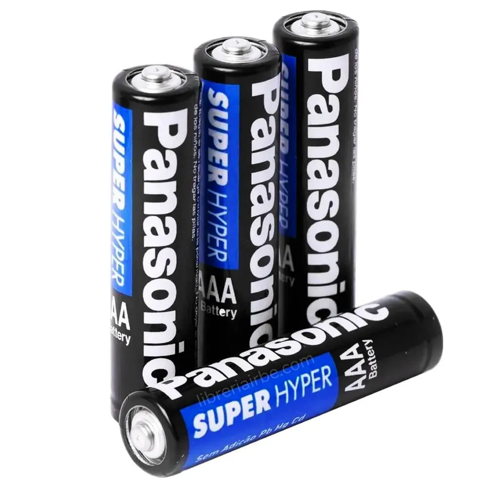 [R03UAL/4S40] Pila Panasonic Super Hyper AAA X 4 Unidades