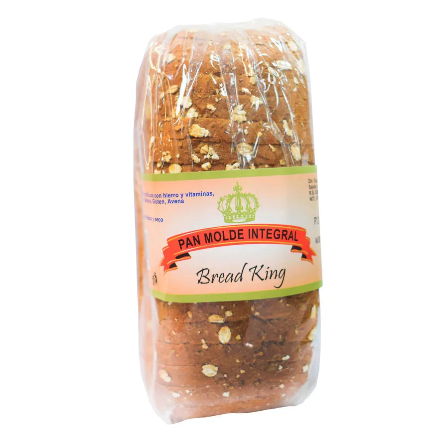 Bread King Pan Molde Integral Empaquetado X Bolsa