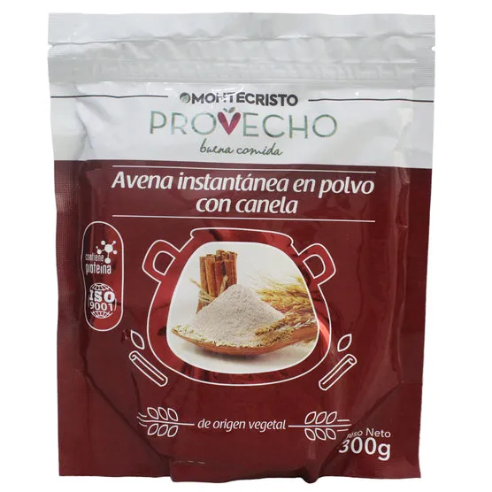 Avena Instantánea En Polvo Provecho Con Canela X 300G