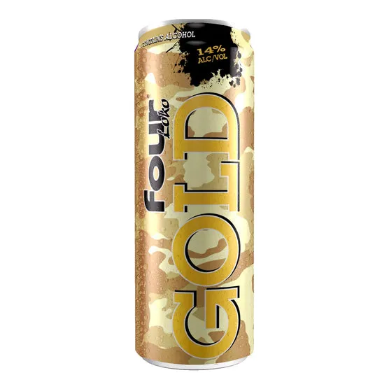 [50101024] Bebida Alcohólica Four Loko Lata Gold X 695Ml
