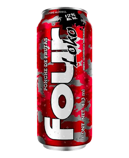 [50101004] Bebida Alcohólica Four Loko Lata Ponche De Frutas X 695Ml