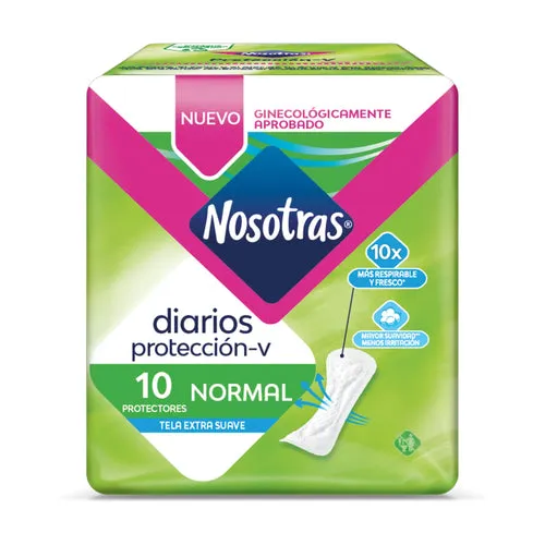 [202422] Protectores Diarios Nosotras Normal X 10 Unidades