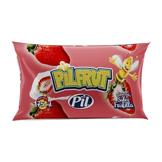 [F04620] Pilfrut Bolsa Sabor frutilla X 175Ml
