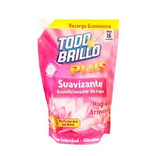 Suavizante Todo Brillo Plus Doypack Encanto de felicidad X 900Ml