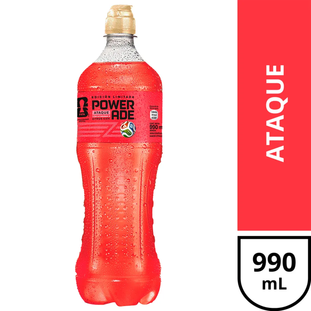 Powerade Ataque 990 Ml