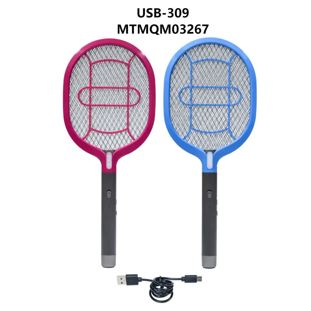 RAQUETA MATA MOSQUITO RECARGABLE USB USB-309