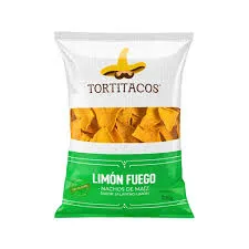Nachos De Maiz Tortitacos Sabor Limon Picante X 200G