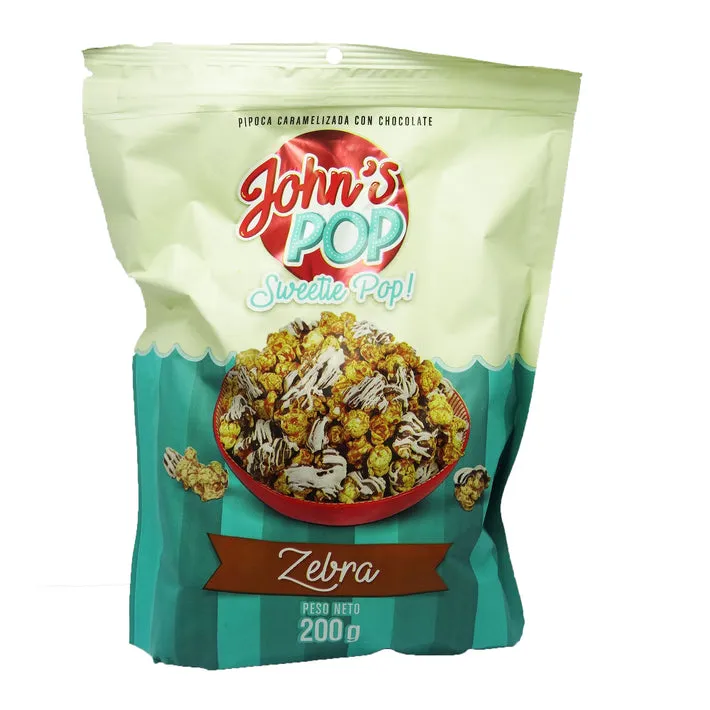 Johns Pop Pipocas Zebra X 200G