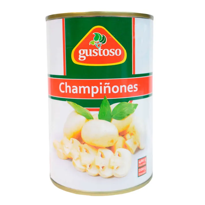 Champiñones Gustoso Enteros Lata X 400G