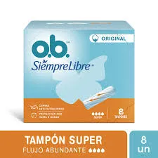Tampones O.B. Originales Super X 8 Unidades