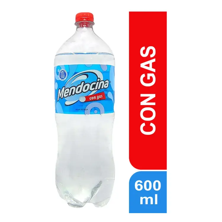 Agua Mendocina Con Gas 600 ml