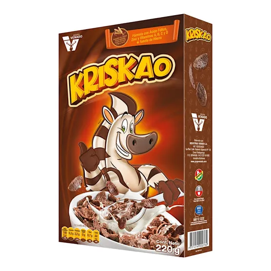 [300761] Cereal Kris Kriskao Sabor Chocolate X 220G