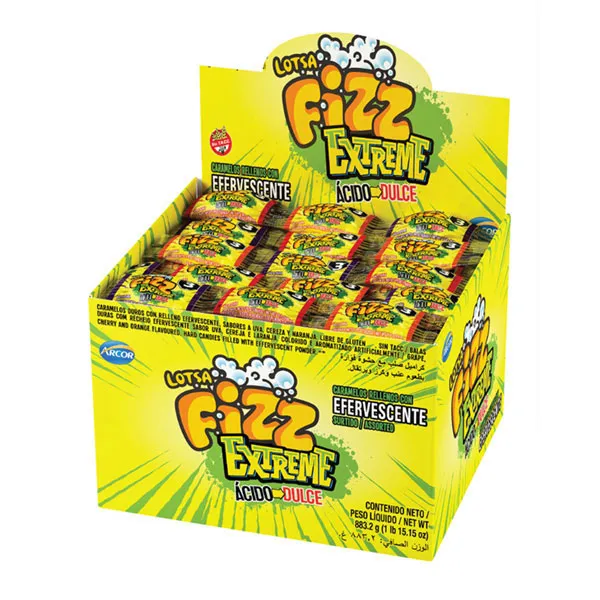 Caramelos Lotsa Fizz Ácido Dulce x5