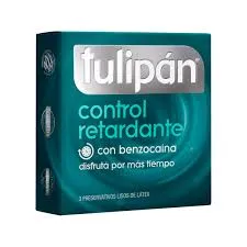 Preservativo Tulipan Control Retardante X 3 Unidades