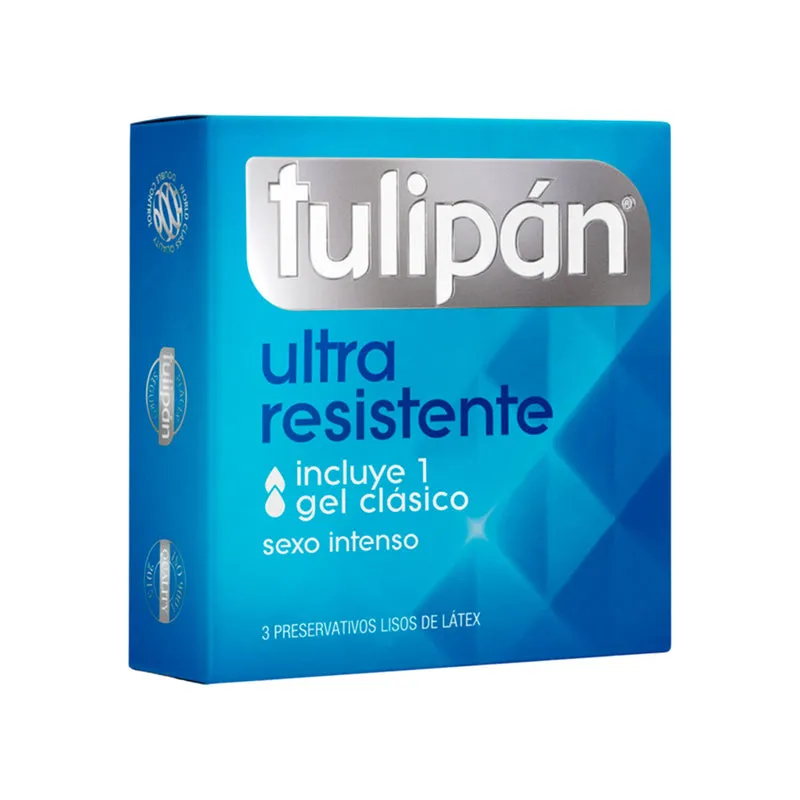 Preservativo Tulipan Ultra Resistente X 3 Unidades