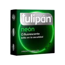 Preservativo Tulipan Neon X 3 Unidades