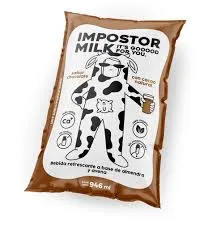 [124151] LECHE VEGETAL DE ALMENDRA IMPOSTOR MILK CHOCOLATE 946ML 