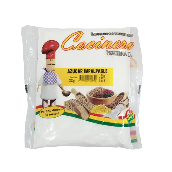 Azúcar Cocinero Impalpable Bolsa X 200G