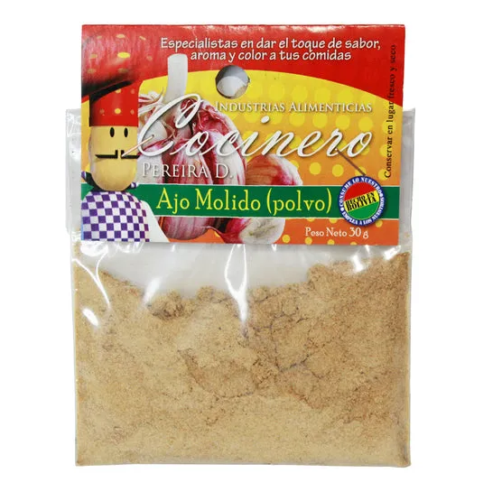 Ajo Molido Cocinero Bolsa X 20/30G