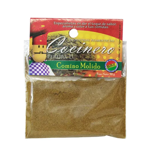 Comino Cocinero Molido Bolsa X 30G