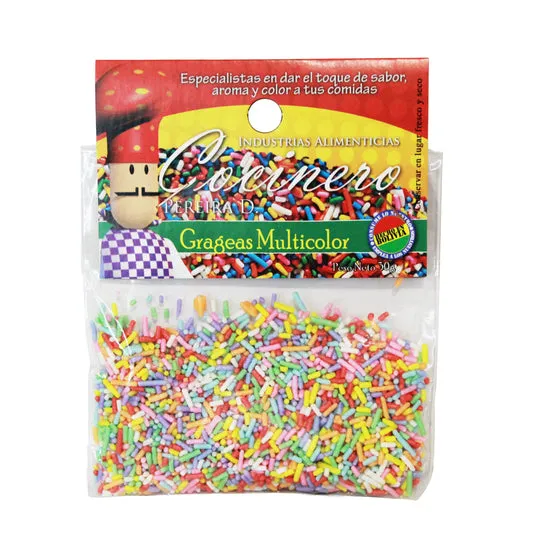 Granillos Cocinero Crujientes Multicolores Bolsa X 30G