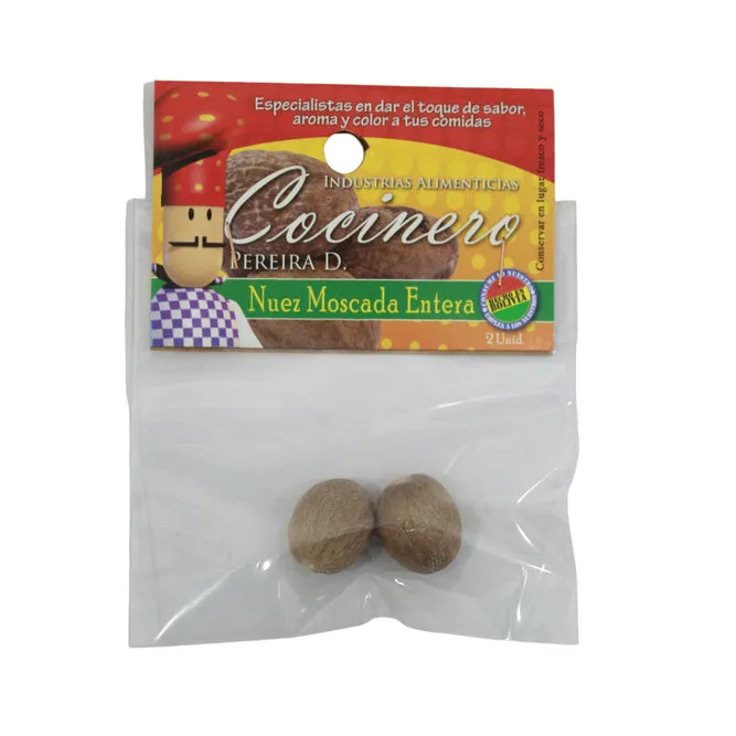 Nuez Moscada Cocinero Bolsa X 2 Unidades
