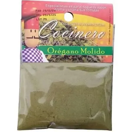 Orégano Cocinero Molido Bolsa X 20G