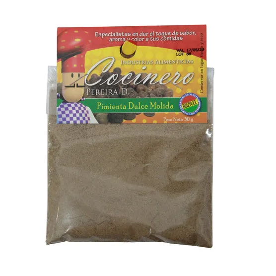 Pimienta Dulce Molida Cocinero Bolsa X 20/30G