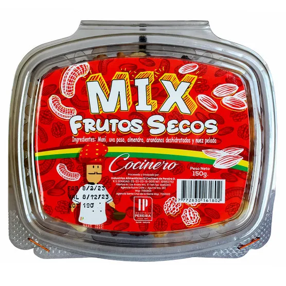 Mix De Frutos Secos Cocinero Bandeja X 150G