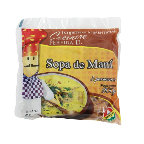 Sopa De Maní Cocinero Bolsa X 200G
