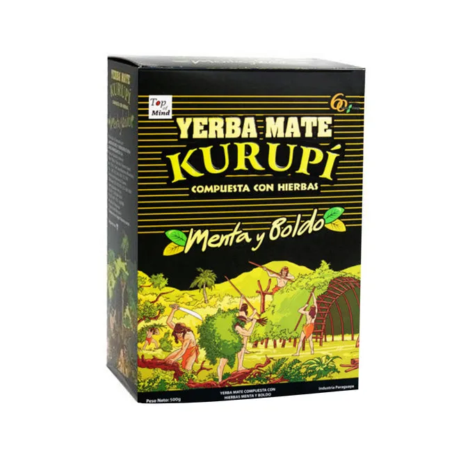 Yerba Mate Kurupi Menta / Boldo X 500G
