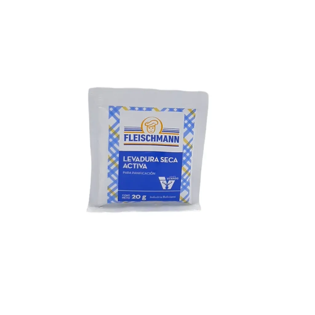 Levadura Fleischmann kris Seca Activa Para Panificación X 20g