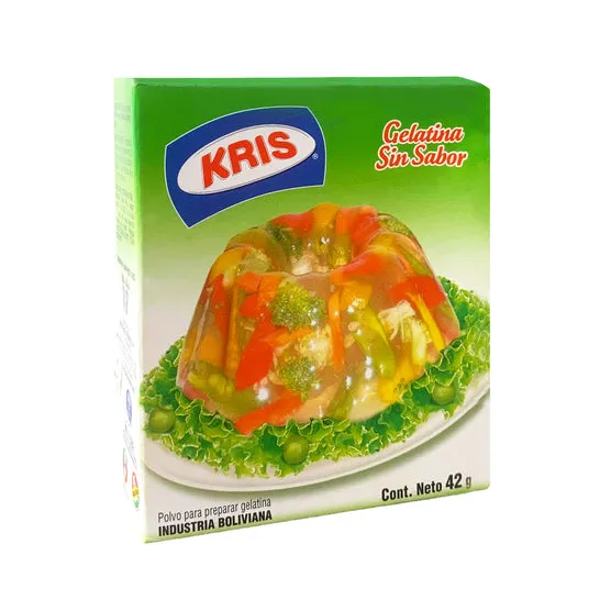 Gelatina Kris Sin Sabor X 42G