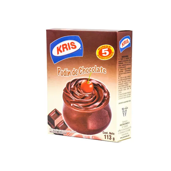 Pudín Kris De Chocolate En Polvo X 113G
