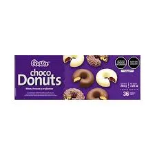 GALLETA CHOCO DONUTS X 36 UND X 204 GR
