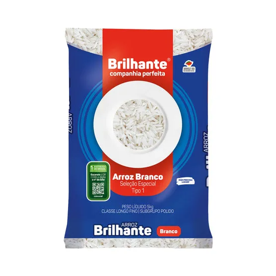 Arroz Blanco Brilhante X 1 Kg 