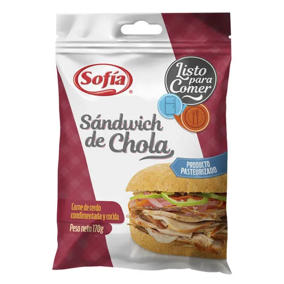 [510325] Sofia Sandwich De Chola Carne De Cerdo X 170G