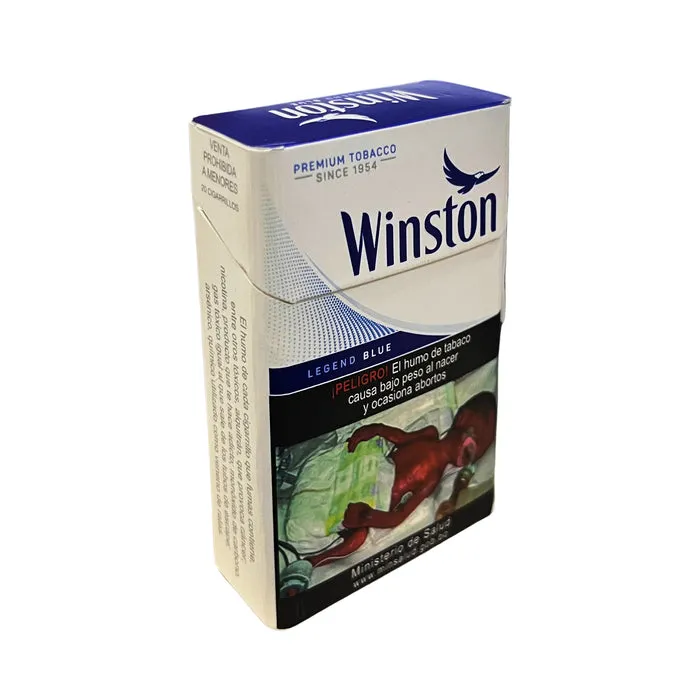 Cigarrillo Winston Legend Blue Cajetilla X 20 Unidades