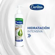 Carissa Crema hidratante Áloe vera y avena  600 ml 