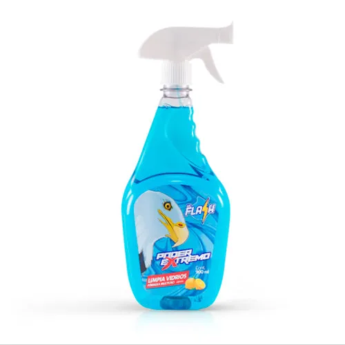 Limpia Vidrios Mr Flash Poder Extremo Limón X 900Ml