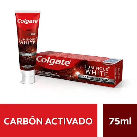 Crema Dental Colgate Luminos White Carbon Activado X 75Ml