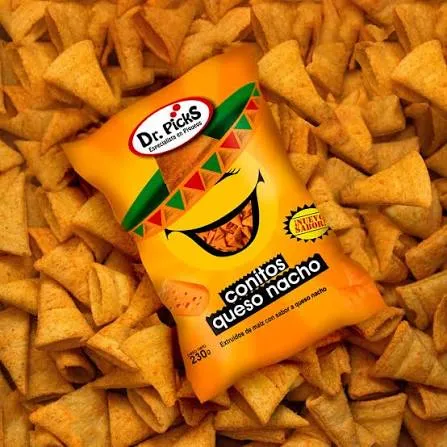 [91526] Dr. picks Pickesos conitos queso nacho 26G